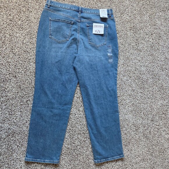 New Gloria Vanderbilt Amanda Jeans Women’s 18S Blue Supreme Stretch NWT - Picture 2 of 5